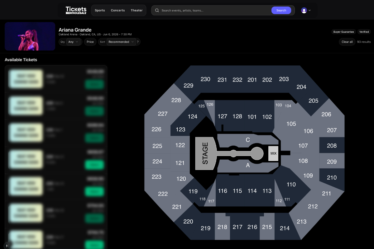 Real-time inventory live pricing